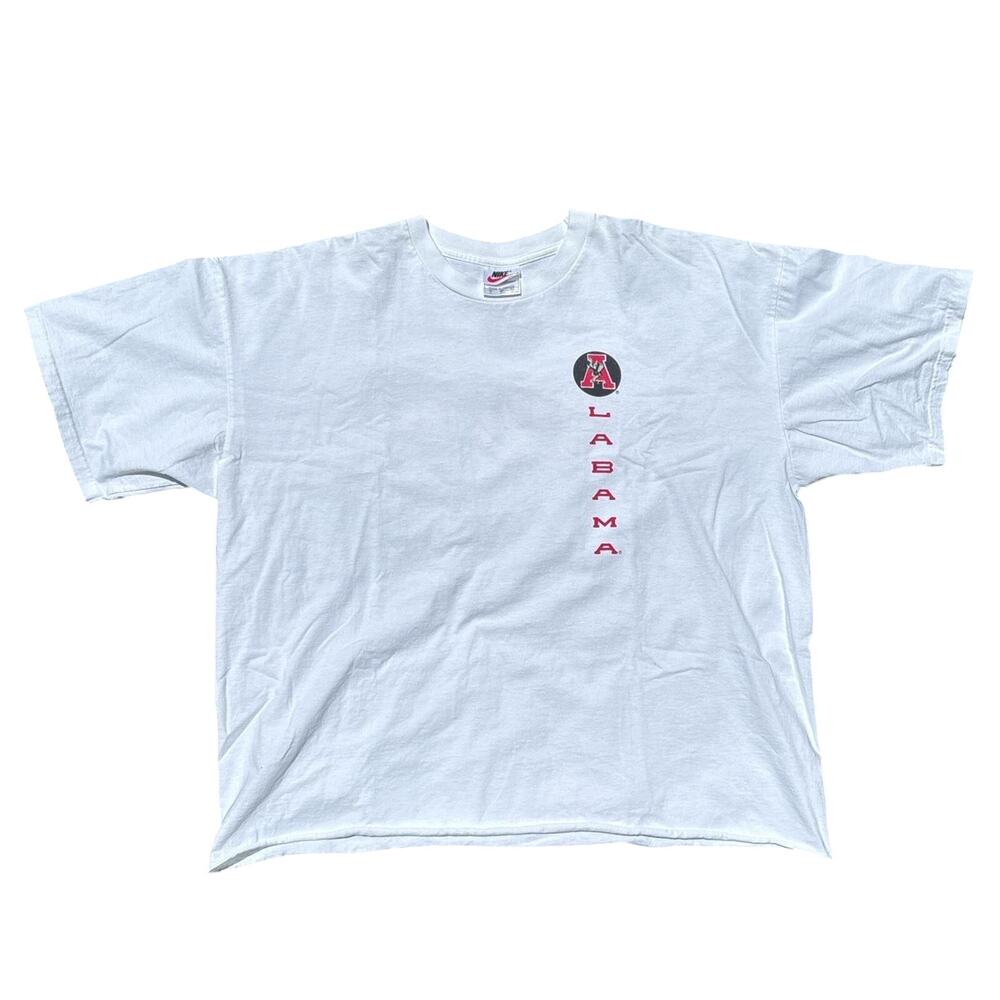 Men's 90s Nike University of Alabama Crimson Tide Cropped Tee